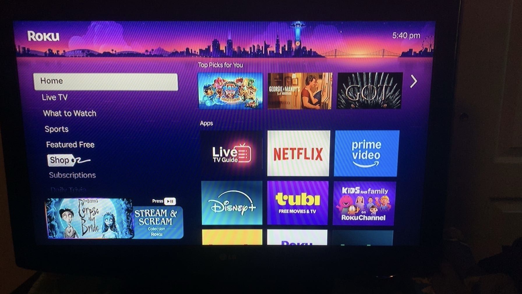 50 Inch LG Tv