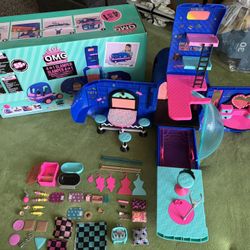 LOL OMG GLAMPER 4-1 RV and other set LOL PARTS