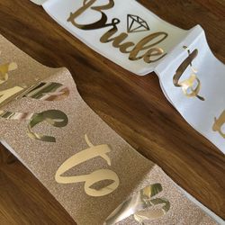 Bride To Be Sash X 2 And Veil 