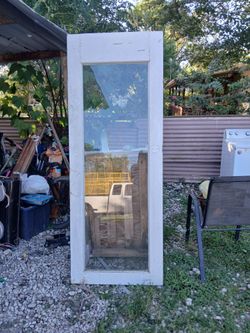 Glass doors solid wood