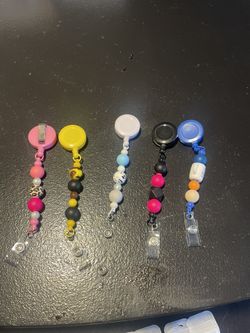 Beaded Pens And Badge Holders