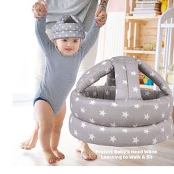 $8 Baby Helmet for Crawling Walking Soft Cushion No Bumps