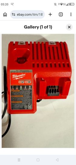 Milwaukee M12 M18 Battery Charger