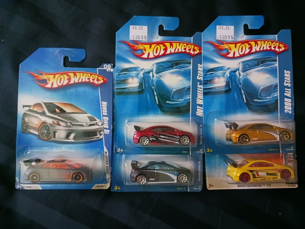 Hot Wheels Honda Civic Lot