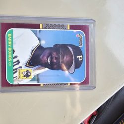 Barry Bonds Baseball Card 