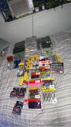 Fishing poles and tackle