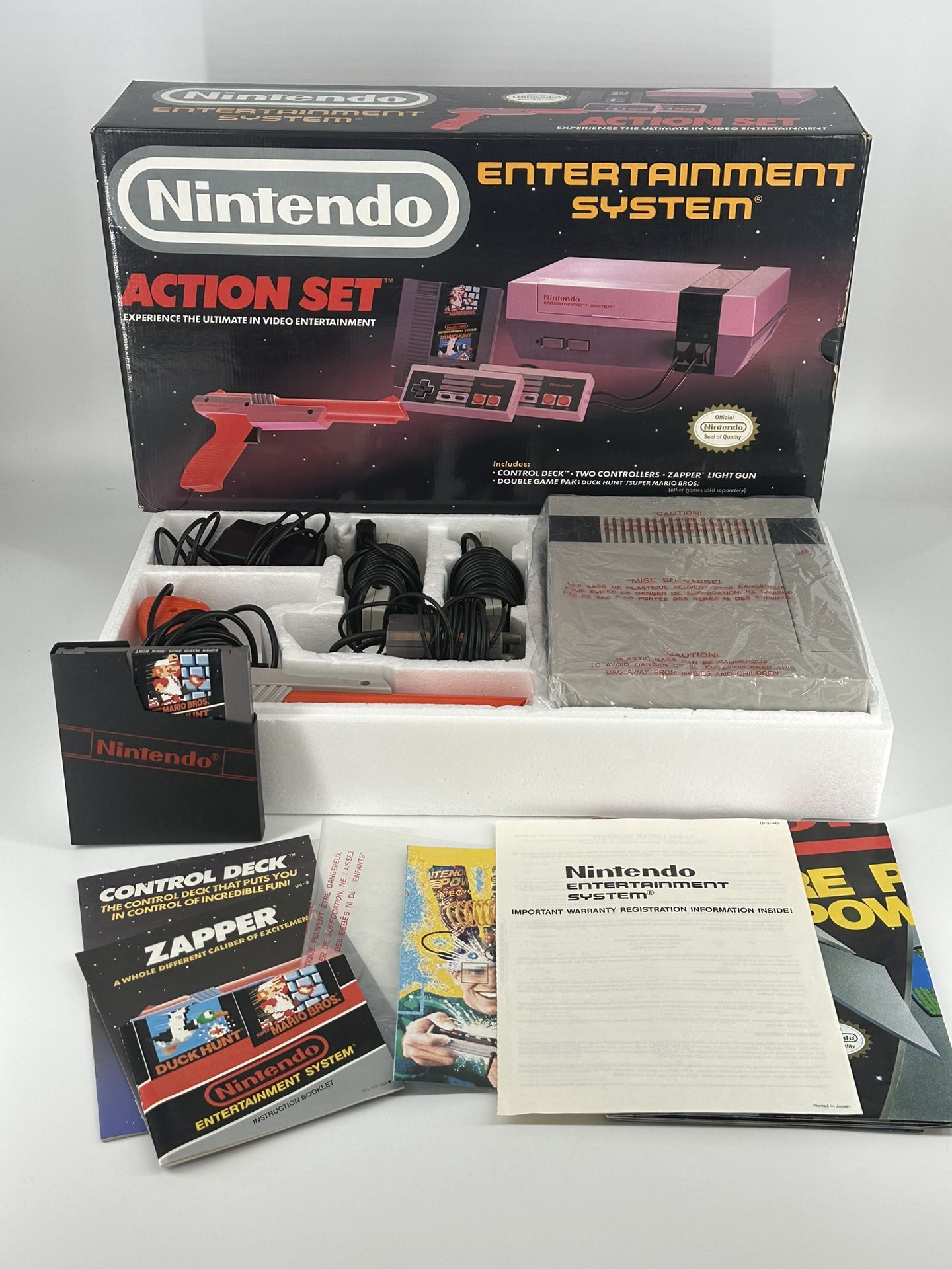 Nintendo NES Action Set Complete In Box