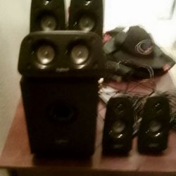 Logitech Z506 -5.1 Surround Sound Speaker And Subwoofer System 