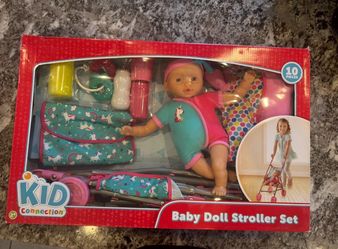 Baby Doll and Stroller Set Toy