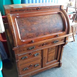 Antique Roll UP DESK