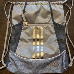 DISCONTINUED adidas Alliance II Sack Pack Gold Champagne Metallic