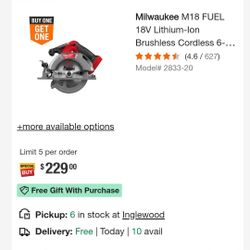 Milwaukee Tools Box Milwaukee Skilsaw 61/2