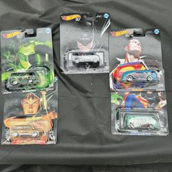 Hot Wheels DC Set Real Riders