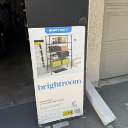 NIB!! Brightroom 5‑Tier Heavy‑Duty Wire Shelf – $55