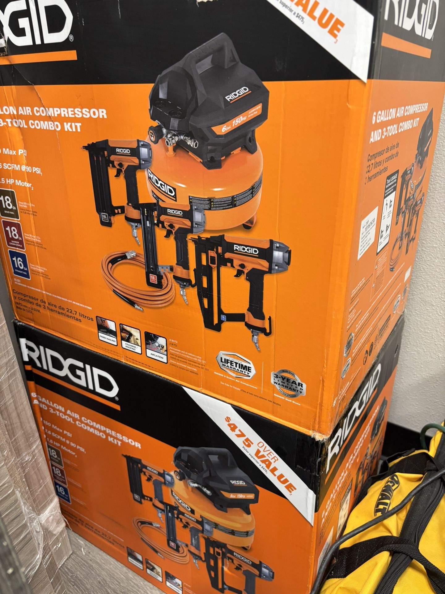 Air Compressor Nail Gun Stapler Rigid