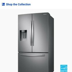 Samsung 27 Cu Ft French Door Stainless Steel Refrigerator For Sale