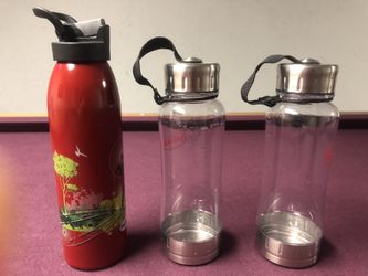 Brand New Water Bottles Set of 3