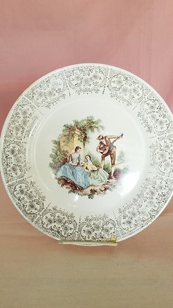 Ceramic ornamental plate