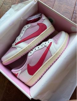 Travis Scott Air Jordan 1 Low Tropical Pink sz 10