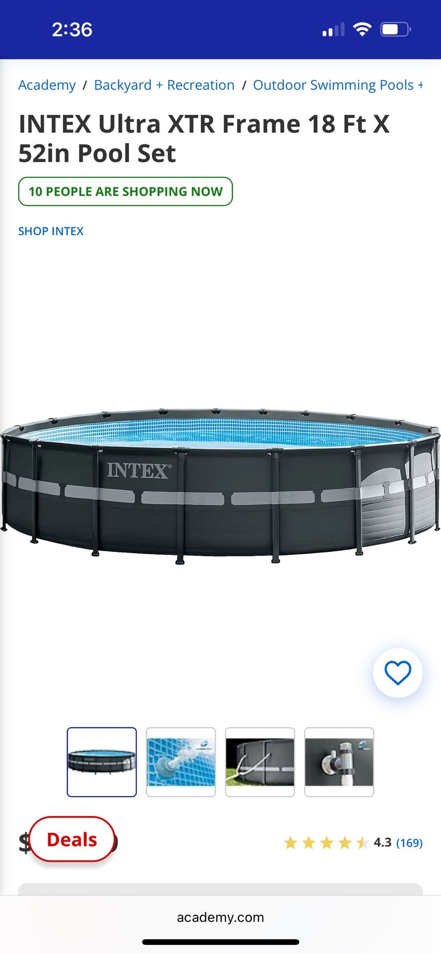 Brand New Intex Pool Cover