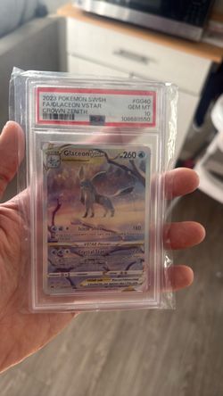PSA 10 Glaceon VSTAR Full Art Crown Zenith #GG40