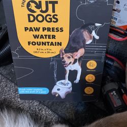 OUTDOGS PAW PRESS FRESH WATER FOUNTAIN