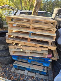 Wood pallets