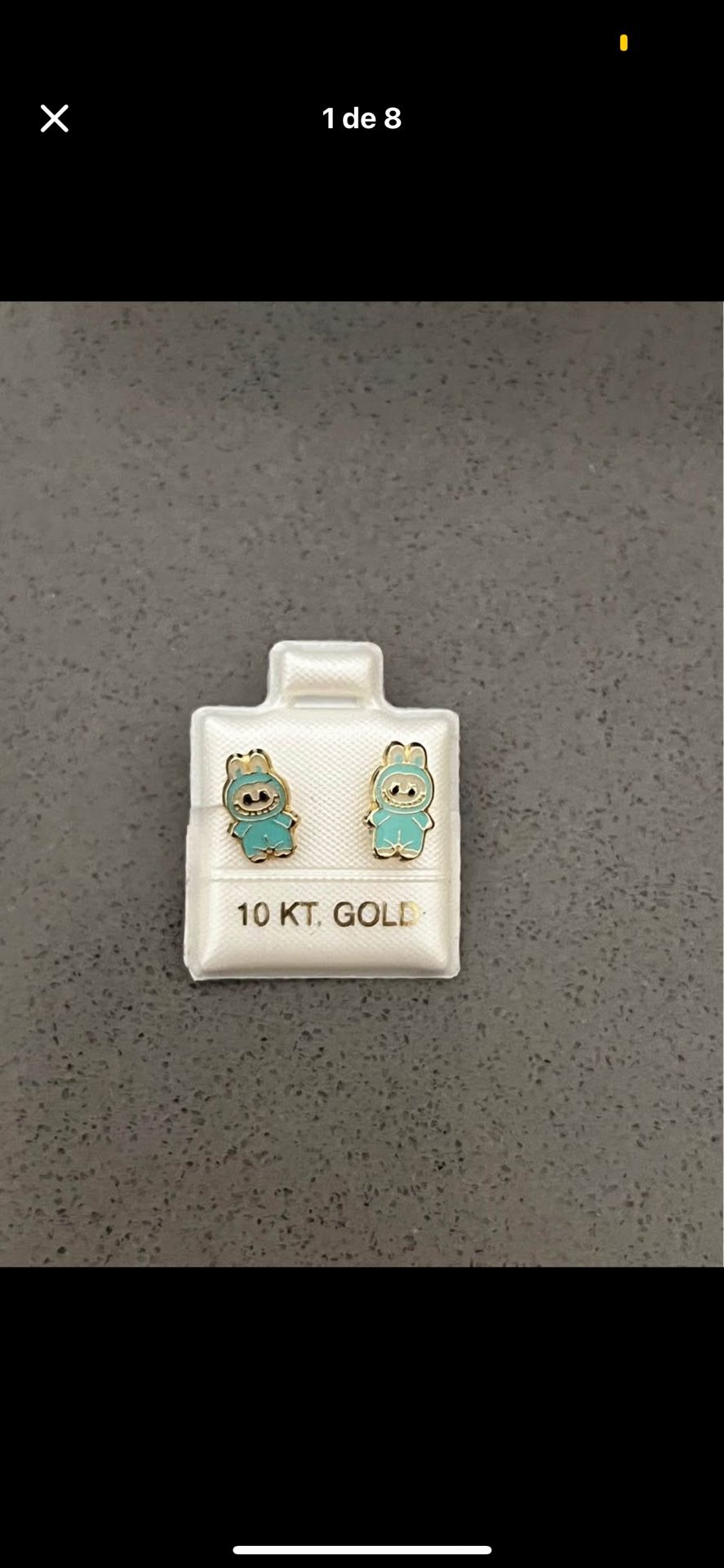 Aretes De 10k De Oro