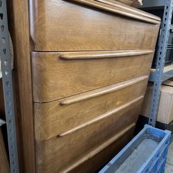 Vintage Mid-Century Modern Wood Dresser