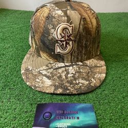 Seattle Mariners realtree camo hat