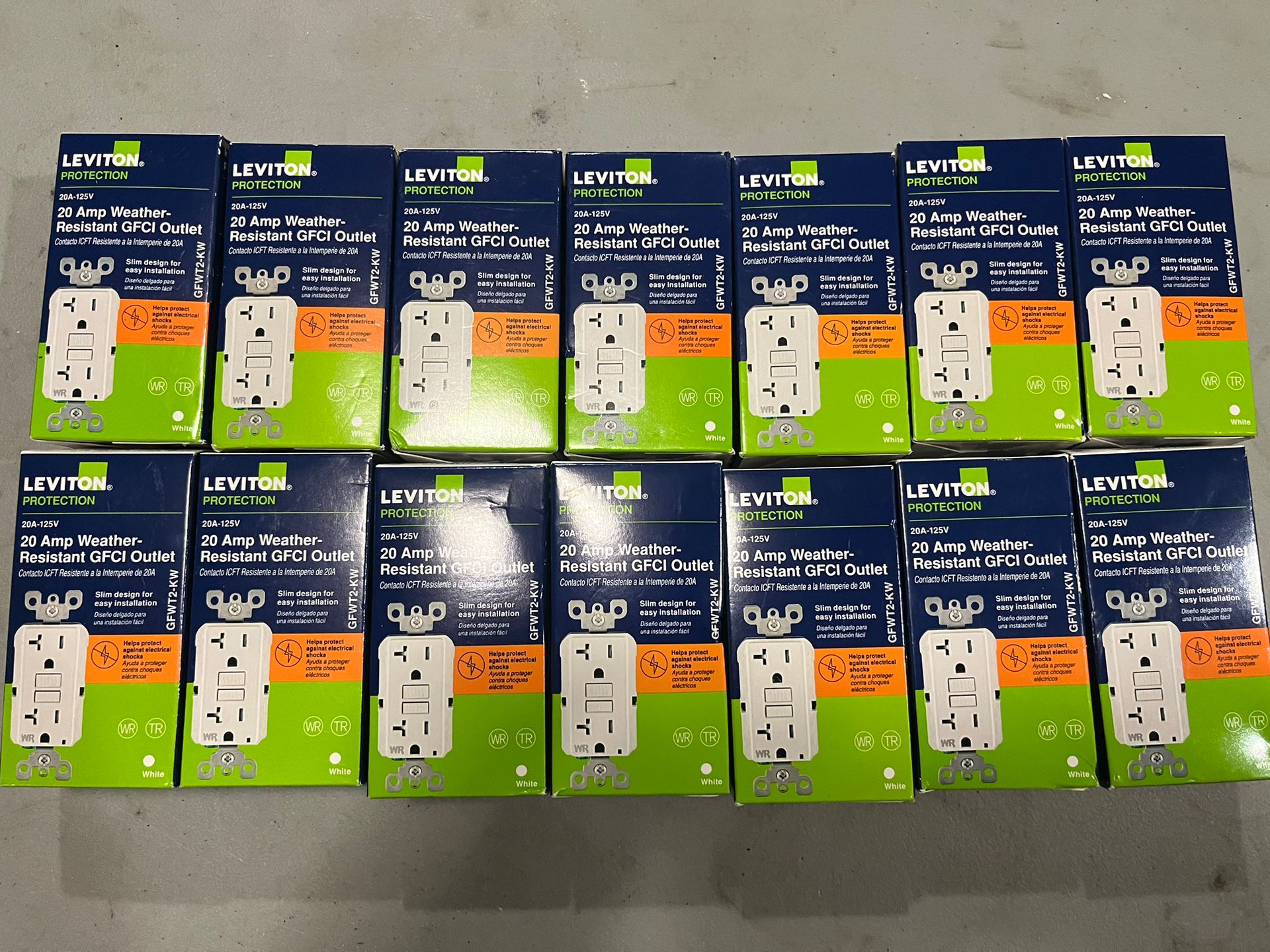 Leviton 20 Amp Gfci Weather Resistant Outlet Exterior