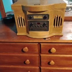 Record Player With CD Slot