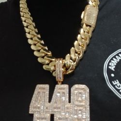 Stainless Steel Cuban Wit Pendant 