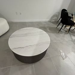 ROUND marble top COFFEE TABLE 😍😍😍
