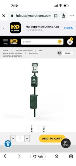 Fido house pet waste station green