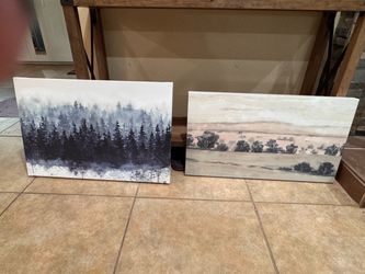 Canvas Wall Art – Moving Sale! $20 each or all for $60