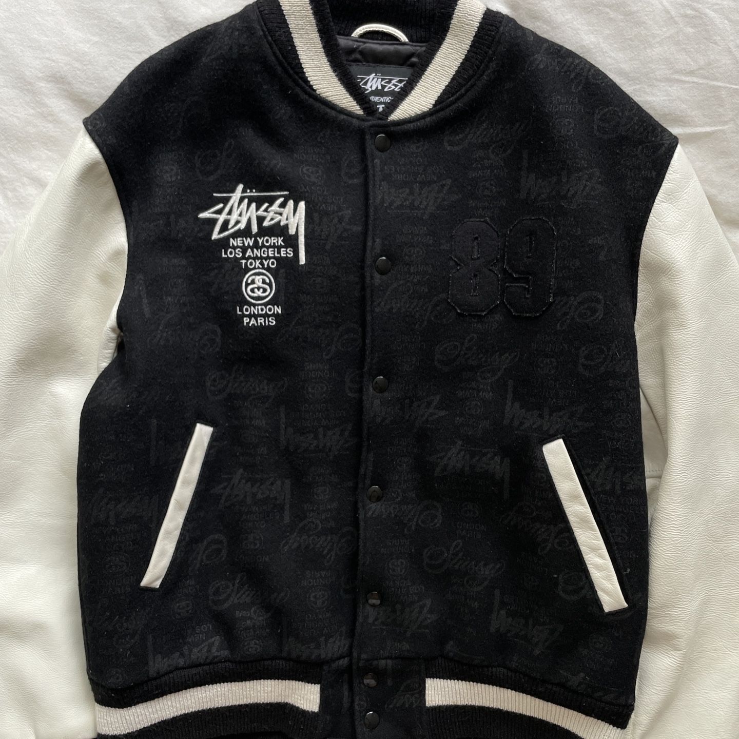 stussy 25th anniversary varsity jacket for Sale in Los stussy 25th anniversary varsity jacket for Sale in Los