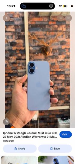 iPhone 17 BLUE