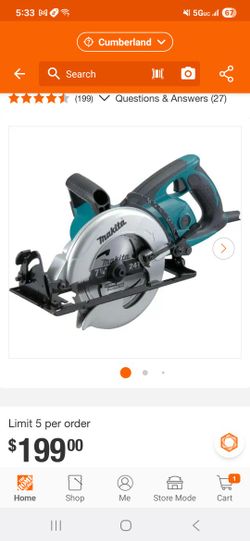 Makita 120 Vts CIRCULAR Saw  7-1/4 ,new Nuevo 
