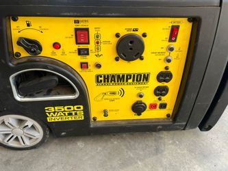 Champion 3500 watt power inverter/generator