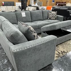 Large Grey Sectional 