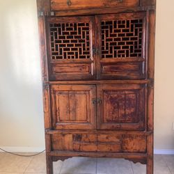 antique chinese cabinet / armoire