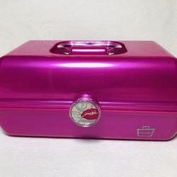Modern Caboodle Metallic Pink Caboodle Makeup Organizer