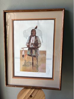 "Westward" by artist Bart Forbes, numbered 389/1000.