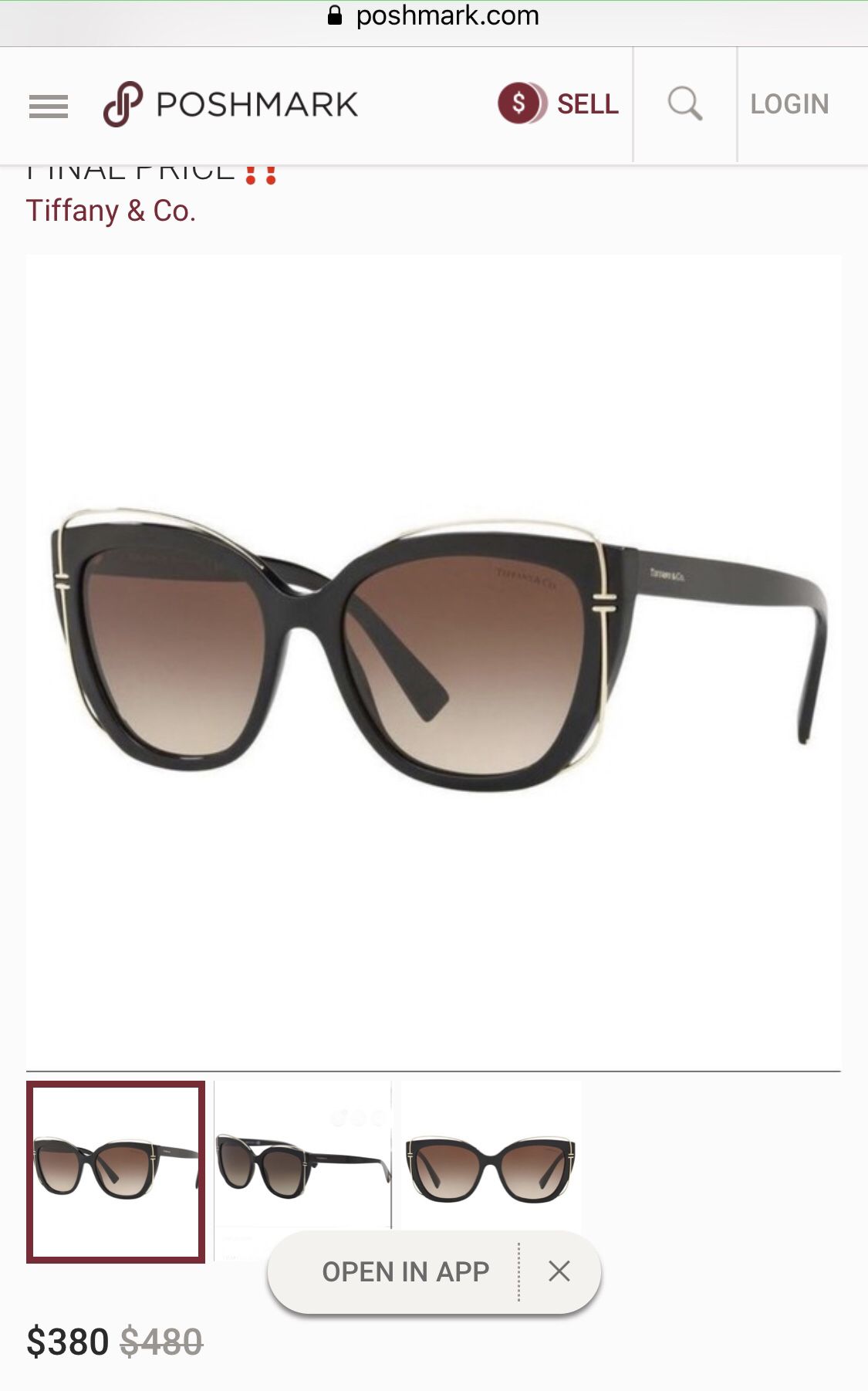 Tiffany & Co sunglasses