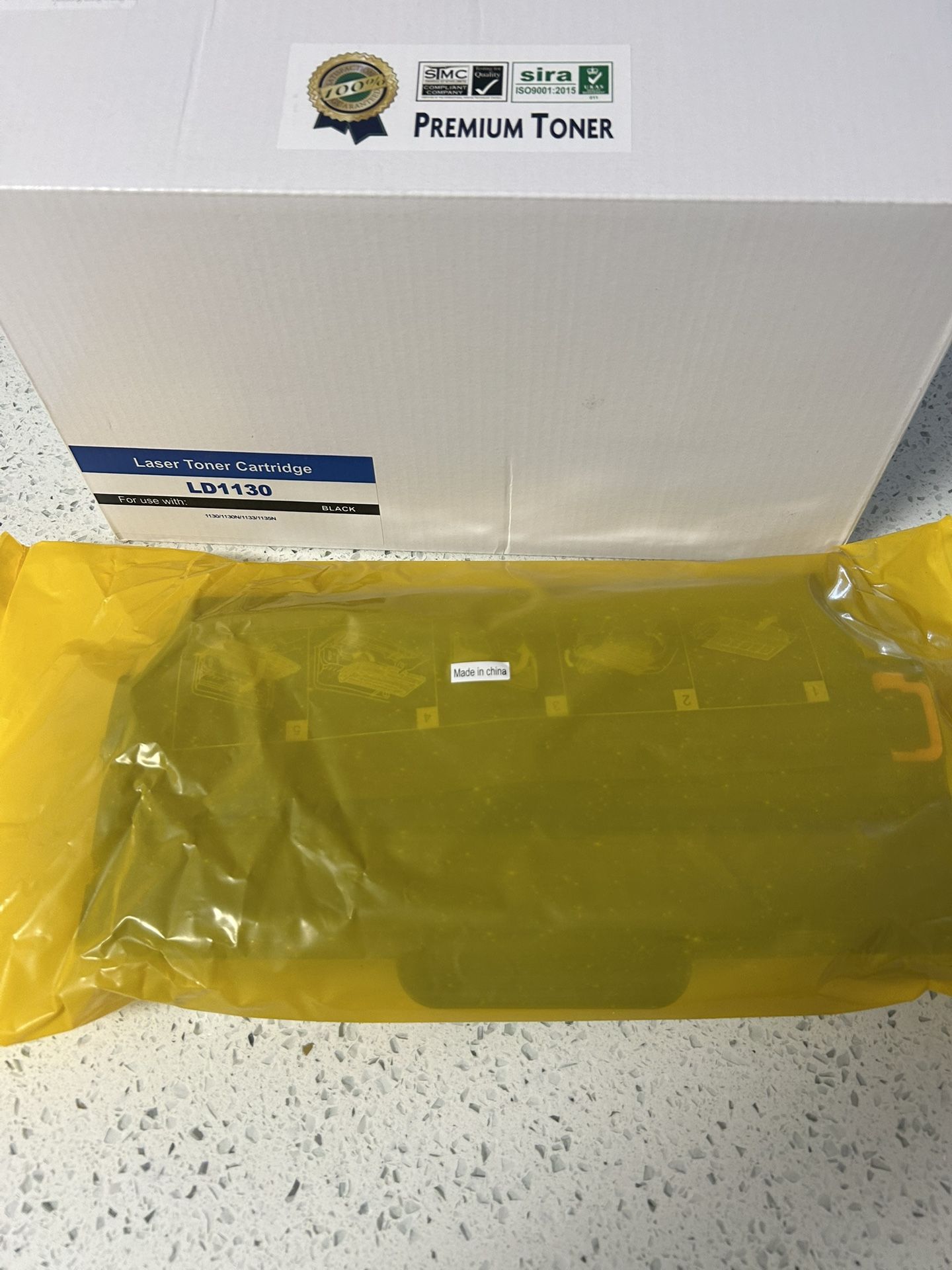 New  Toner Cartridge 1130. Black. Compatible For Dell 1130/1130N/1133/1135N Printers. (2500 Pages), 