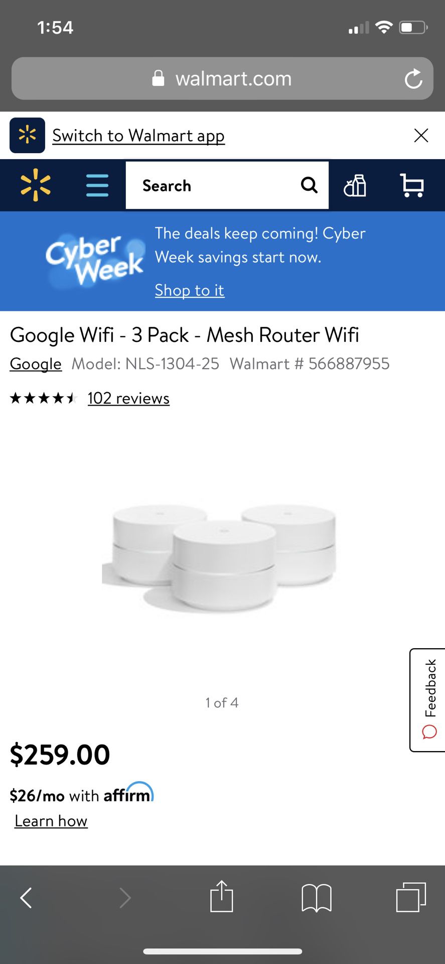 google WiFi router