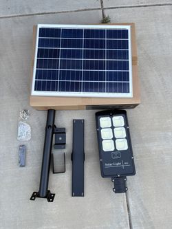 Solar street light 600w, large capacity battery, real wattage, no false label, very bright, 54000 mAh battery