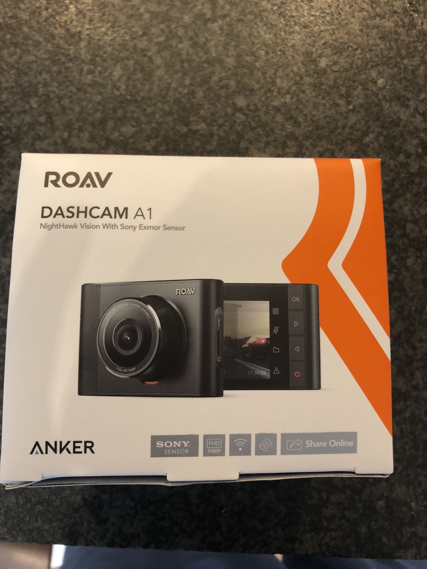 Brand new dash cam with all accessories