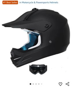 New Youth Kids Dirt Bike Helmet DOT Approved, Full Face Motocross Set
3-in-1 set includes goggles gloves storage bag, ultra-light design, adjustable v